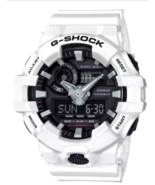 Casio G-Shock Men&#39;s Analog-Digital White Resin Strap Watch 54mm GA700-7A... - £70.35 GBP