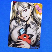 Chainsaw Man Power &amp; Pochita Holographic Foil Character Art Trading Card - £12.06 GBP