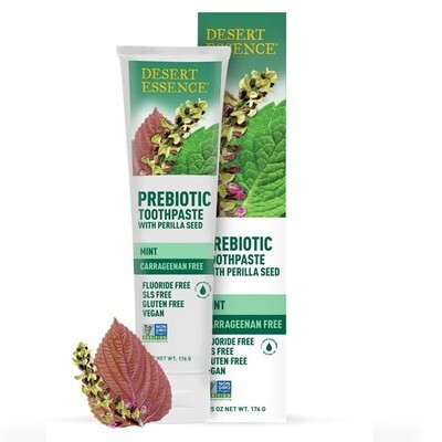 (3 Tubes) Desert Essence Prebiotic Plant-Based Whitening Toothpaste - Mint - Ora Item image 2