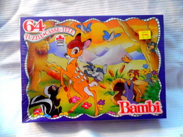 Vintage BAMBI Jigsaw Puzzle (64 pieces) By Canada Games ***SEALED IN PLA... - £15.57 GBP