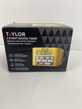 Taylor 5839 4 Event Loud Digital Timer - 4.5 X 6.25in 10 Hour Commercial... - $29.44
