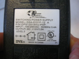 Ocean Optics Switching Power Supply Charger model#- DSA-0151F 12 / 100 -... - £15.00 GBP