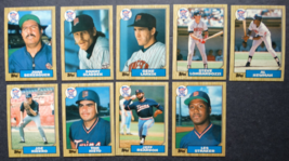1987 Topps Tiffany Traded Minnesota Twins Team Set of 9 Baseball Cards - £4.72 GBP
