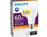 Philips 455576 60W Equivalent 2700K A19 LED Light Bulb, Soft White (2-Pack) - £43.36 GBP