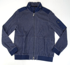 Hugo Boss Shepherd 10 Sweatshirt Mens Size L Blue Full Zip Cardigan Swea... - £21.36 GBP