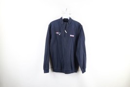 Vineyard Vines Mens XS New England Patriots Half Zip Pullover Sweatshirt Blue - £34.84 GBP