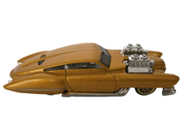 Hot Wheels Evil Twin Toy Car Metalflake Gold 1940s Cadillac Loose Diecast - £2.38 GBP