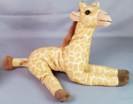 Pier One Imports Giraffe Plush Stuffed Animal 12in Long Sitting Position - £7.79 GBP