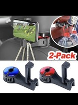 2Pcs Car Headrest Hook Vehicle Mobile Phone Holder Back Seat Hanger Stor... - $3.95