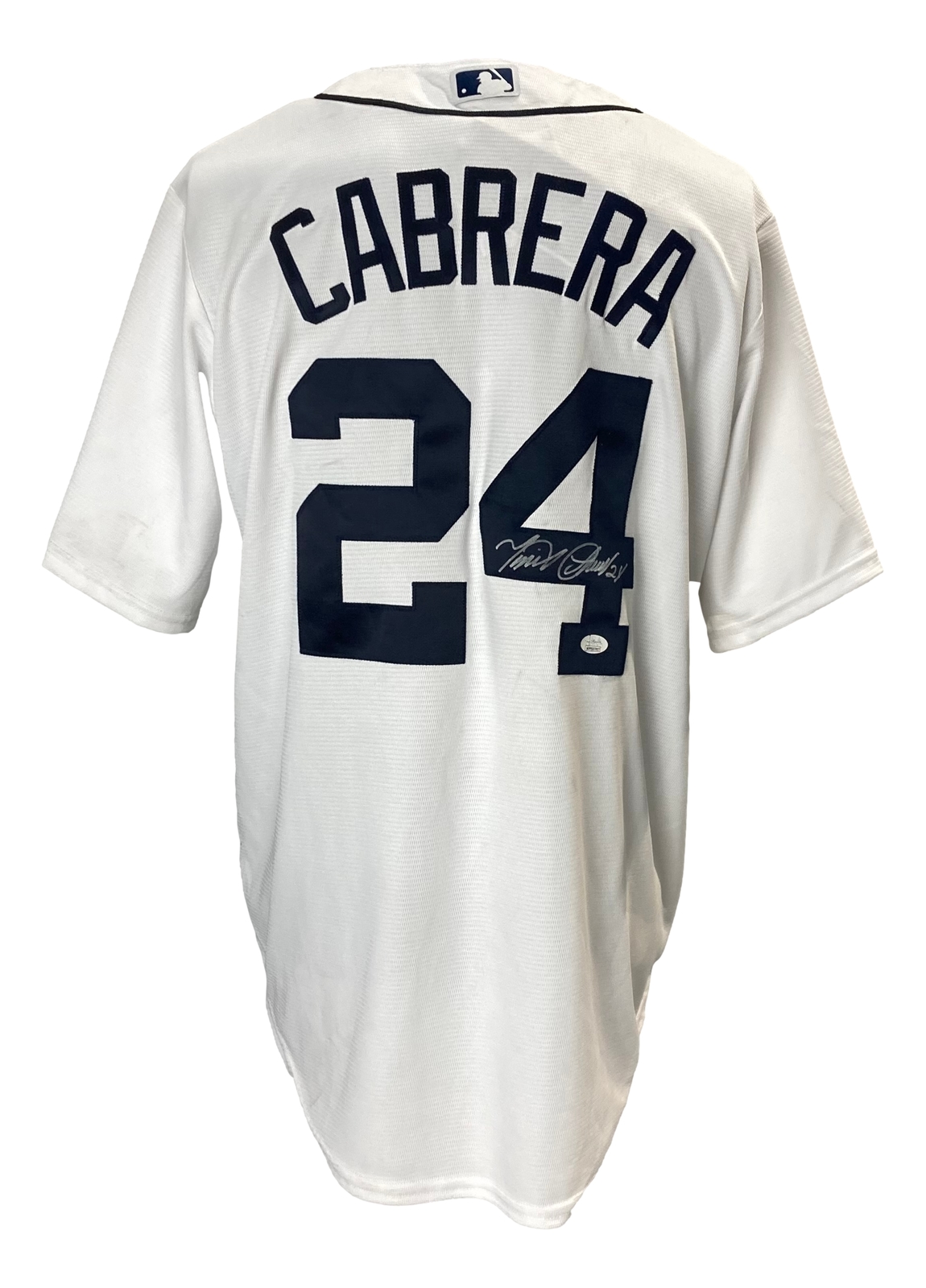 Primary image for Miguel Cabrera Signed Tigers White Majestic Cool Base Baseball Jersey JSA Holo