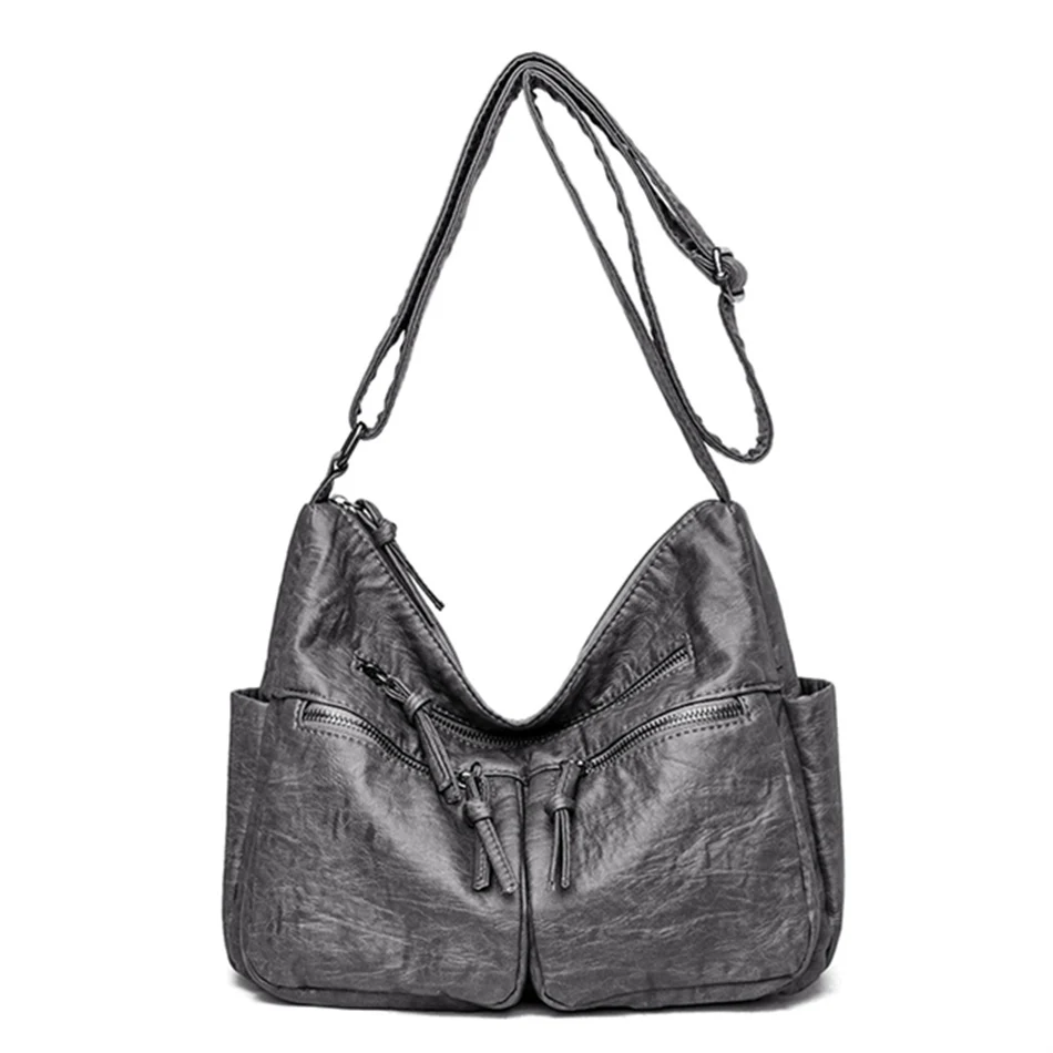 Soft Leather Shoulder Crossbody Bags for Women New Luxury Handbags Women... - $43.58
