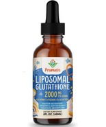 2000MG LIPOSOMAL GLUTATHIONE LIQUID HIGH ABSORPTION 2 FL OZ ANTIOXIDANT ENERGY - $22.72