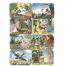 Vintage EAS Germany Die Cut Scraps Ganzbilder Oblaten 3067 Fairytale Hal... - $4.00