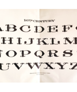 1899 16th Century Style Font Victorian Lettering Example Penmanship DWH5A - $41.13 CAD