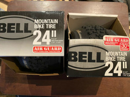 2 - Bell Mountain Bike Tire 24&quot;x1.75&quot;-2.125&quot;  Air Guard Anti-Puncture Pr... - £34.78 GBP