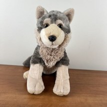 Wild Republic Timber Wolf Plush Realistic Stuffed Animal Toy 12&quot; Husky - £9.51 GBP