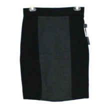 Nicole Miller Womens Black Charcoal Gray Form Fitting Skirt Above Knee N... - $18.00