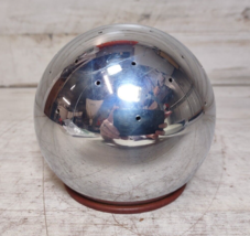 Vintage Chase USA MCM Chrome Art Deco Orb Ball Toothpick Holder Barware - £30.34 GBP