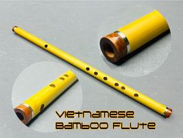 Bamboo Flute Vietnamese, Wooden Head Cover, Souththern Bamboo, Best Quality - $47.57 CAD+