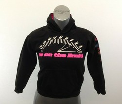 Mad Mark Motorsport Kids Size 9-11 Black Pink Long Sleeve Pullover Sweat... - £10.11 GBP