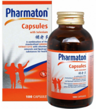 1 X 100&#39;s Pharmaton Capsules with Ginseng and Selenium DHL EXPRESS - £51.83 GBP