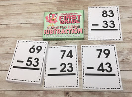 Subtraction 2-digit plus 2-digit Flashcards For First Grade - Educational - £5.65 GBP
