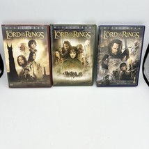 The Lord of the Rings Widescreen Trilogy DVD Set Movies Hobbit Original Booklets - £11.78 GBP
