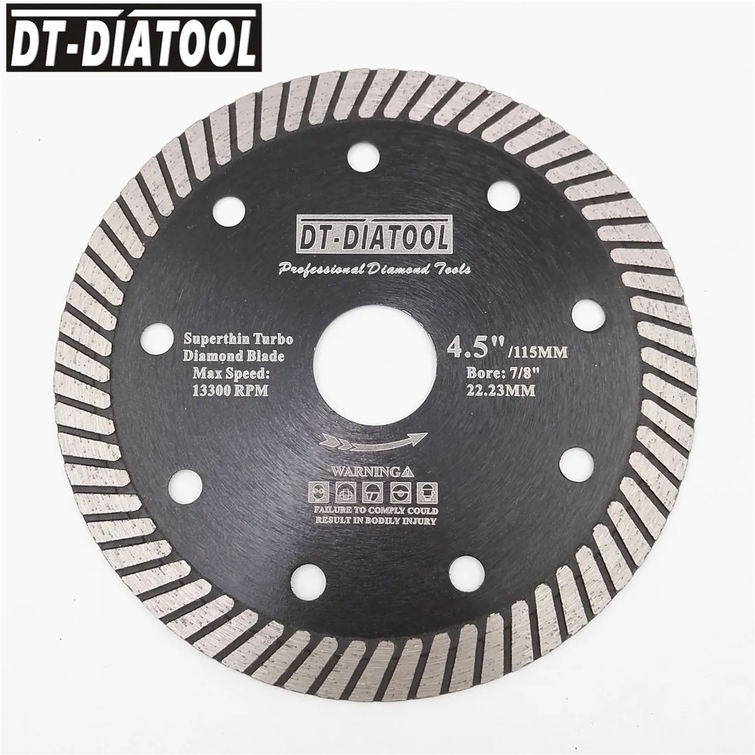 DT-DIATOOL 2pcs Dia 105/115/125mm  Super Thin Saw Blades Hot pressed Cut... - $208.24