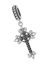 Butterfly Dragonfly Flower Charm for Bracelet S925 - $47.83