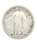 1917-S 25C Type 1 Standing Liberty Quarter in Very Good Condition, 4-Dig... - $108.30 CAD