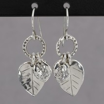 Retired Silpada Sterling Silver Falling Leaves French Wire Dangle Earrings W1773 - $44.95