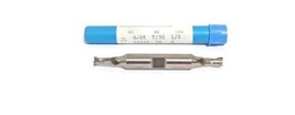 7/32&quot; (.2187&quot;) 2 Flute HSS End Mill Double Ended Putnam 94833 B-9X - $19.54