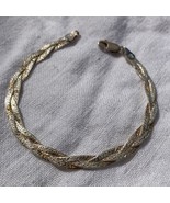 IBB 925 Sterling Silver Multi Color Braided Italian 7 Inch Bracelet - $490.25 MXN
