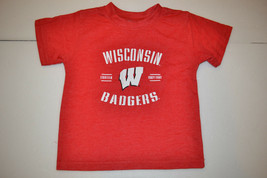 Pro Edge Wisconsin Badgers T-SHIRT NWT SIZE 2T or  3T or 4T - £9.39 GBP