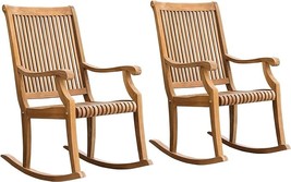 Mosko Outdoor Porch Rocking Chair, 2 Piece - £642.99 GBP
