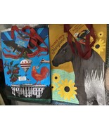 2 Trader Joe&#39;s WASHINGTON DC &amp; MARYLAND Tote Bag White House Eagle Horse... - $14.50