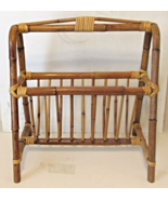 Mid-Century Modern Bamboo A-Frame Magazine Rack  - $147.51