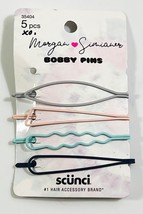 Scünci xo Morgan Simianer 4pc Bobby Pins Pastel Multicolor Hair Clip Acc... - $7.38