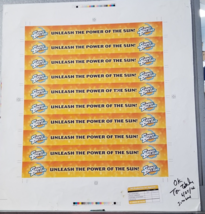 Sunny Delight Preproduction Advertising Art Work Unleash Power of the Su... - £15.14 GBP