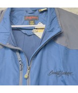 Barrett Jackson Windbreaker Jacket Full Zip Lightweight Blue Gray L - $62.90 CAD