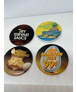 Lotto Di 4 Vintage Mcmuffin Ananas Torte Teriyaki McDonald&#39;s Spilla Pinb... - $29.03 CAD