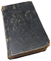 Antique 1865 New Testament And Psalms Civil War Era Pocket Bible Leather Bound - £101.49 GBP
