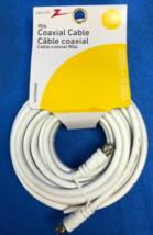 Zenith 25 ft. RG6 Coaxial Cable - White - High Performance Video/TV - New - $6.92