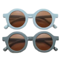 Round Sunglasses Toddler Kid Summer Plastic Tinted Shade Glasses New - $9.50