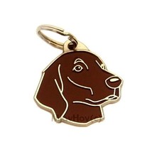 Dog name ID Tag,  Flat coated retriever, Personalized, Engraved, Handmade, Charm - £16.00 GBP+