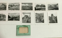 Vtg 10 Souvenir Photographs Of Badlands National Monument ,S.DAK By Rise... - $16.66