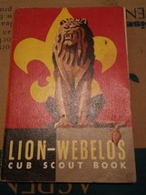 008 Vintage 1954 Boy Scouts Of America Lion Webelos Cub Book 1961 Printing - £16.78 GBP