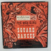 Pee Wee King / Western Cowboy Square Dance Record Blue Vinyl Rockabilly 1949 - £56.32 GBP