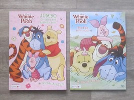 Lot Of 2 Winnie the Pooh Coloring Bks (2) &quot;Friends Are Fun!&quot;&quot;A Pile Of Friends&quot; - $9.89