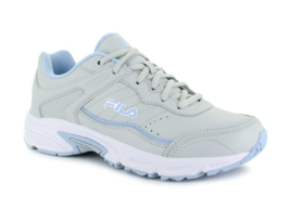 Fila Memory Sport Land Leather Gray Blue Hiking Running Cross Fit Women ... - $39.57